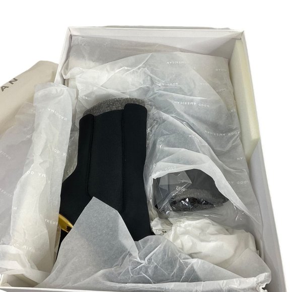 Good American Shoes Booties Womens Sz 6 Kickstand Neoprene Black 001 $319 Nwb - Picture 9 of 12